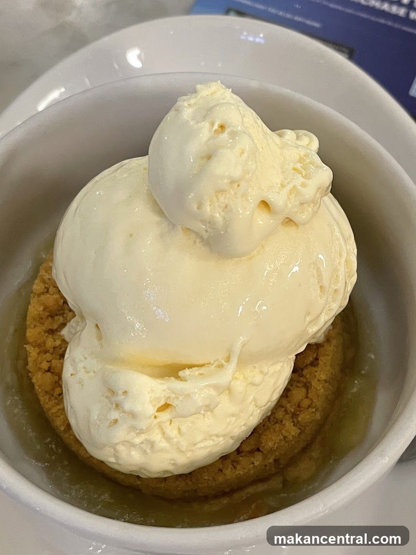 Ice cream dessert in bowl