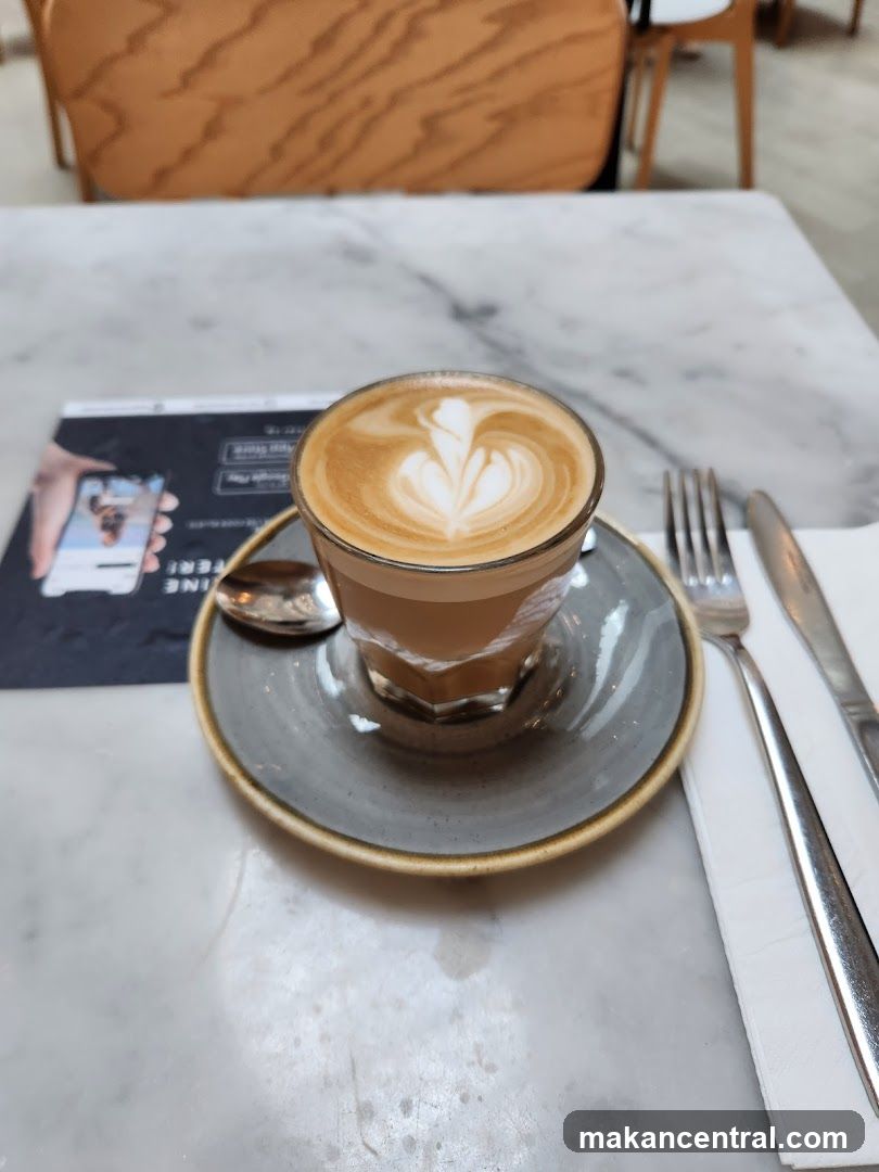 Coffee at a café