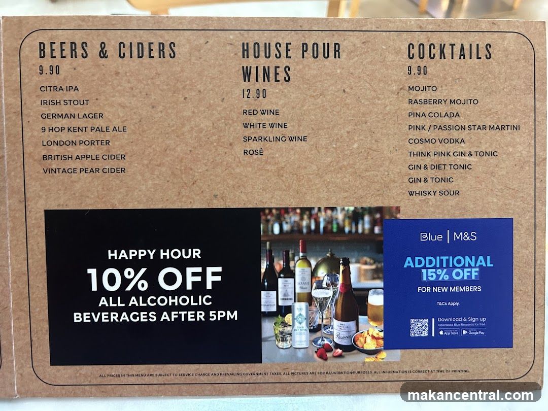 Bar Menu