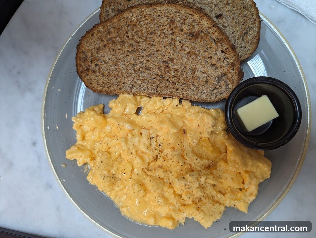 Scrambled Eggs and Toast