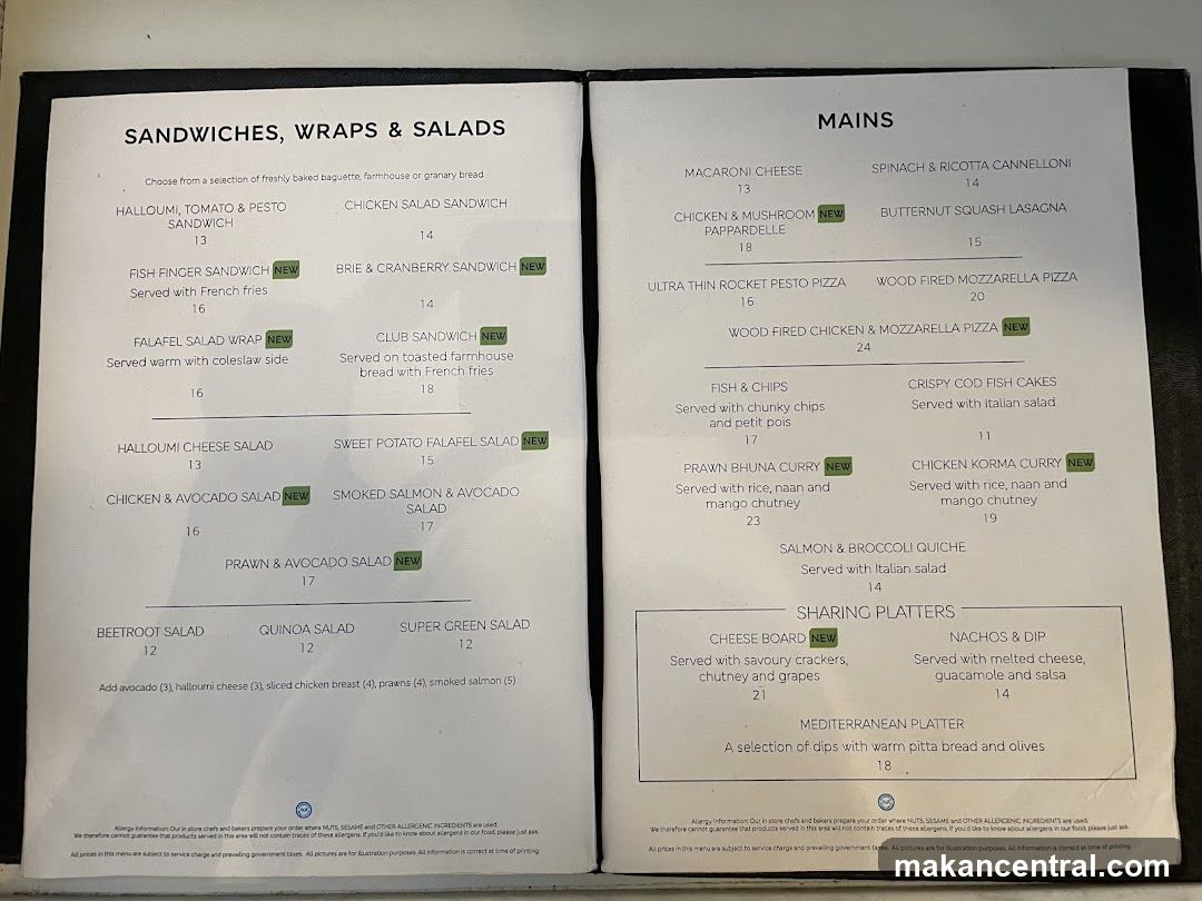 Restaurant Menu