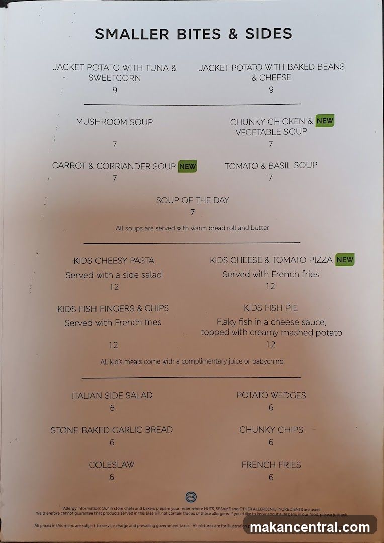 Smaller Bites & Sides