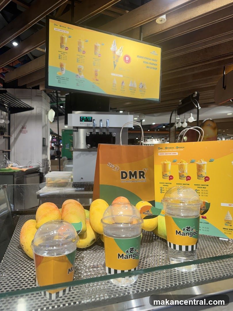 Mango Smoothie Stand Interior