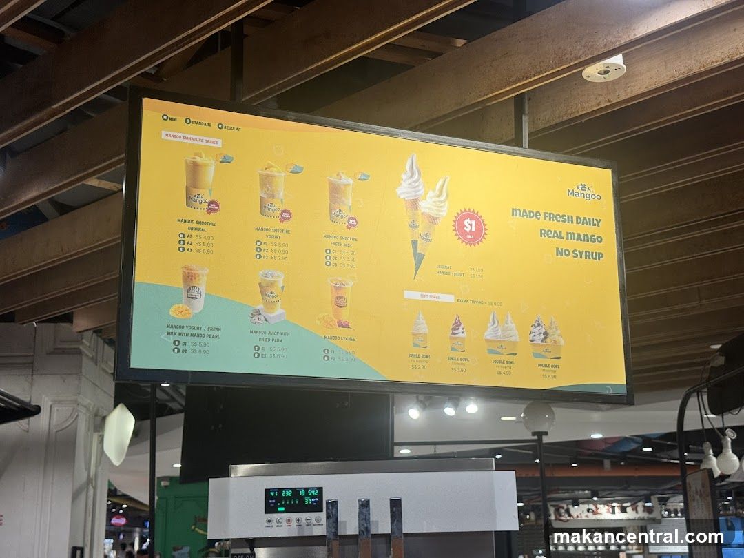 Mangoo Menu Board