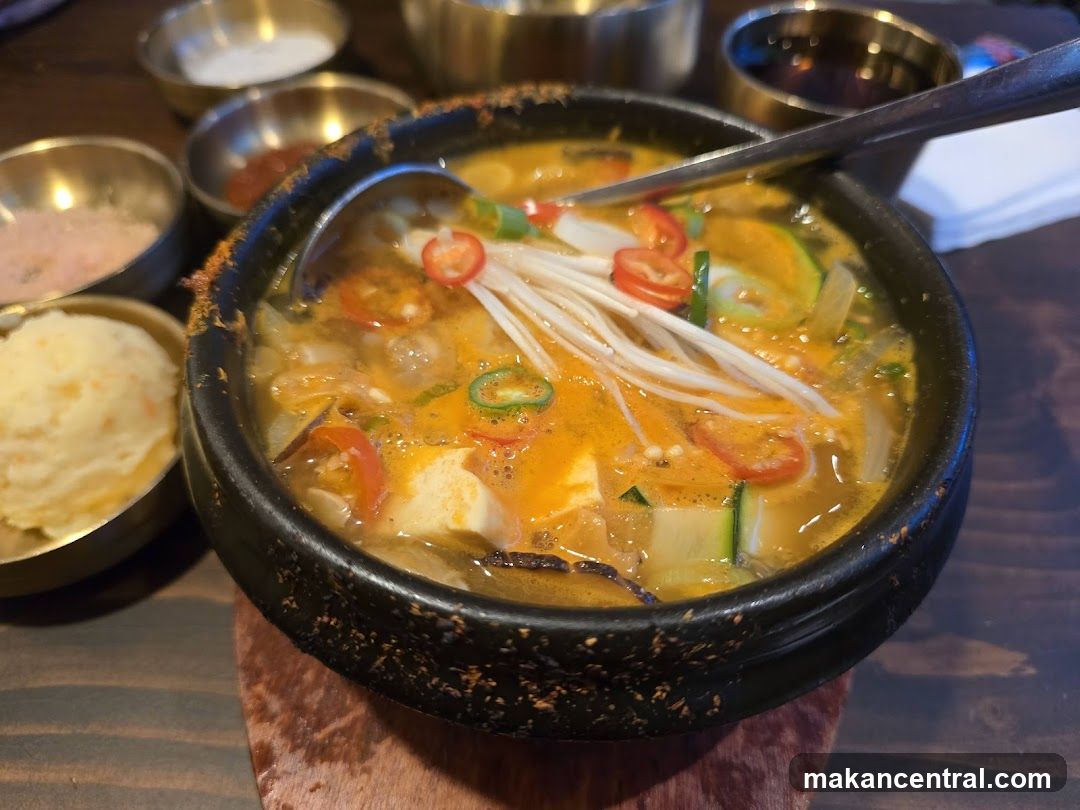 Dish served at restaurant