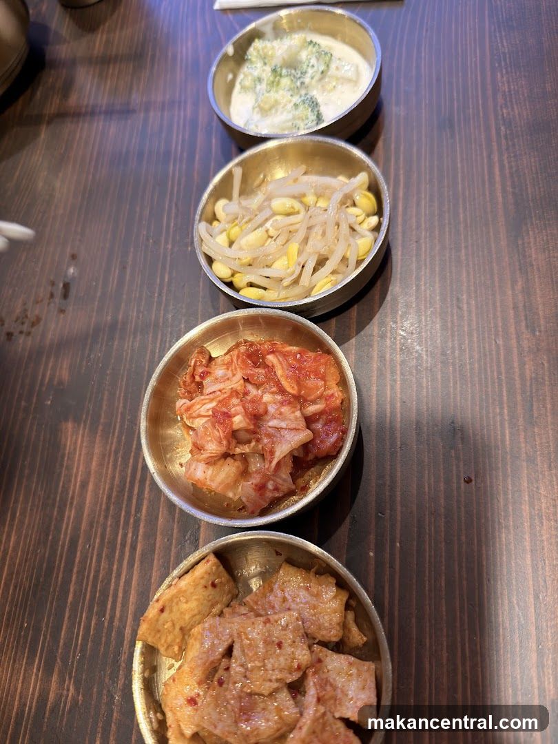 Bowl of Korean side dishes