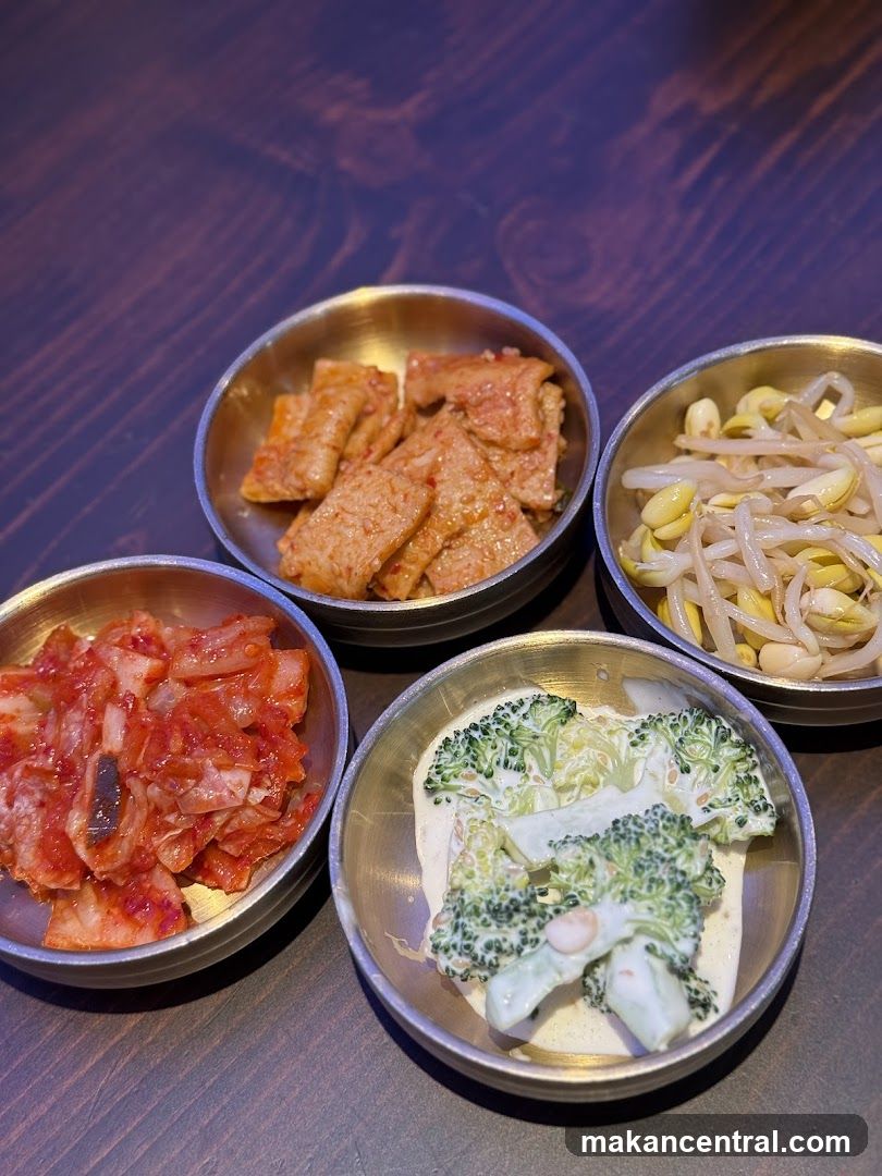 Food Items on Table