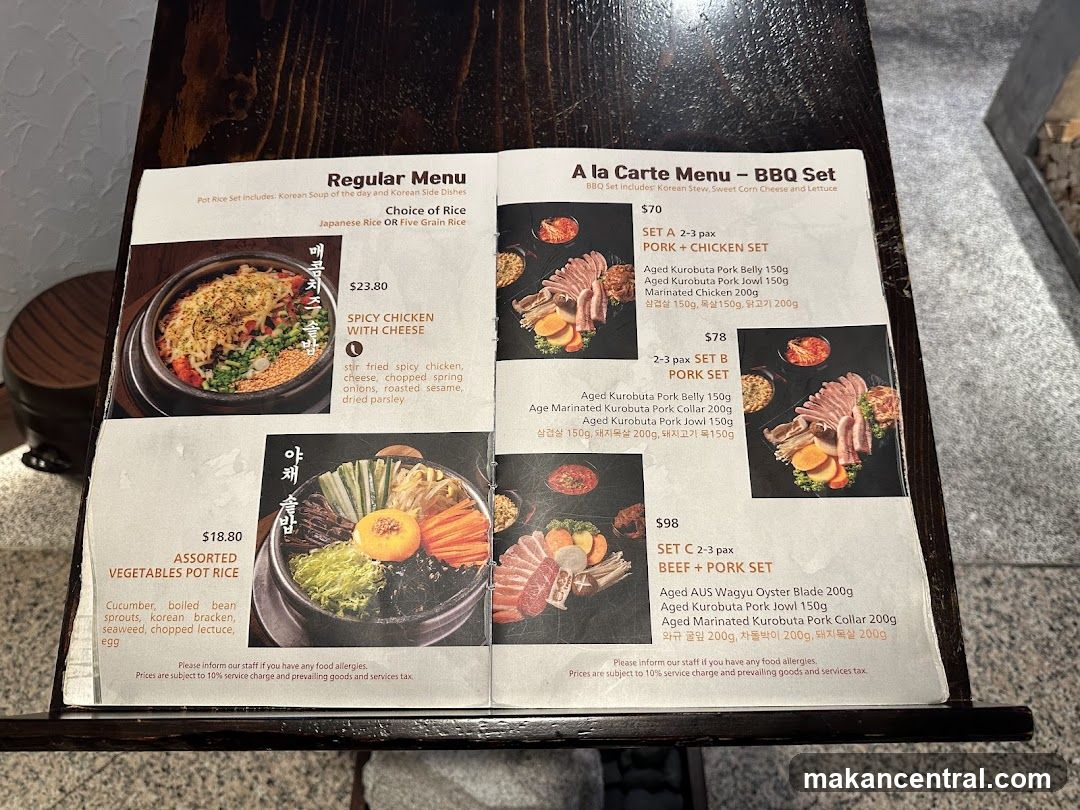 Restaurant Menu