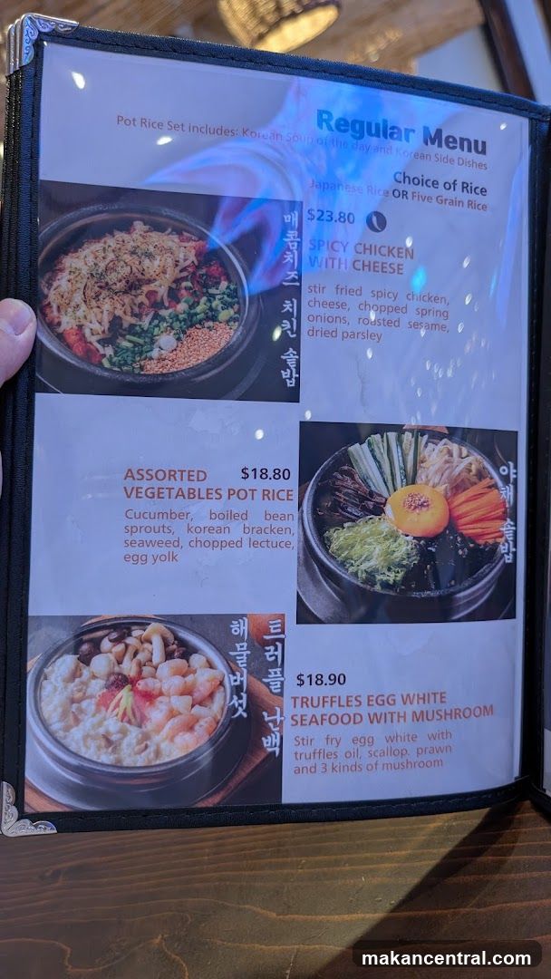 Regular Menu