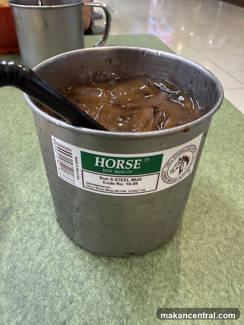 Stainless Steel Mug with Iced Beverage