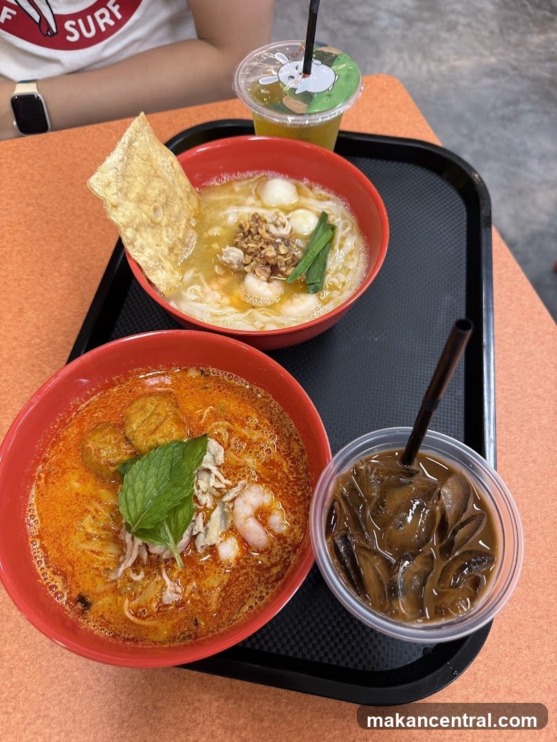 Food and Drink on Tray