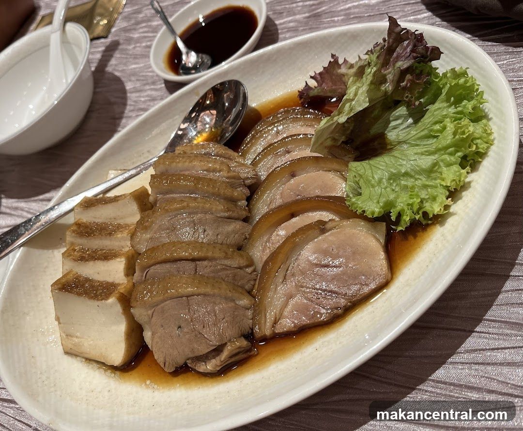 Dish served at dining table