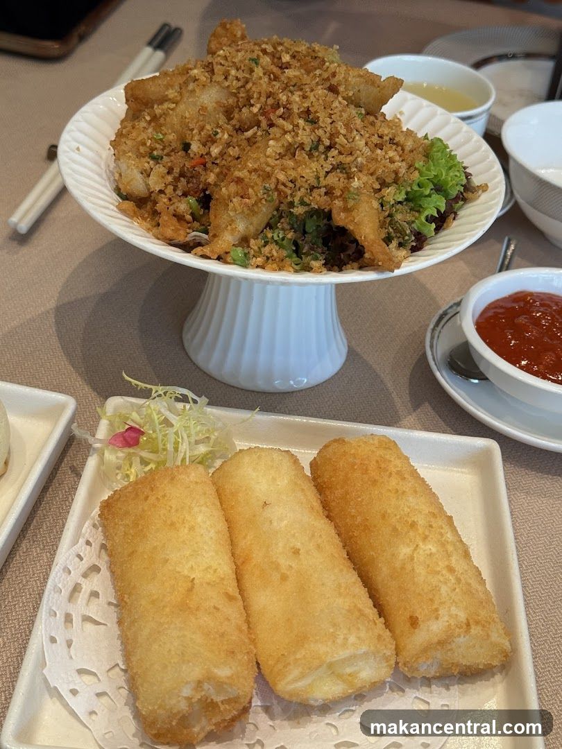 Dining Table with Chinese Cuisine