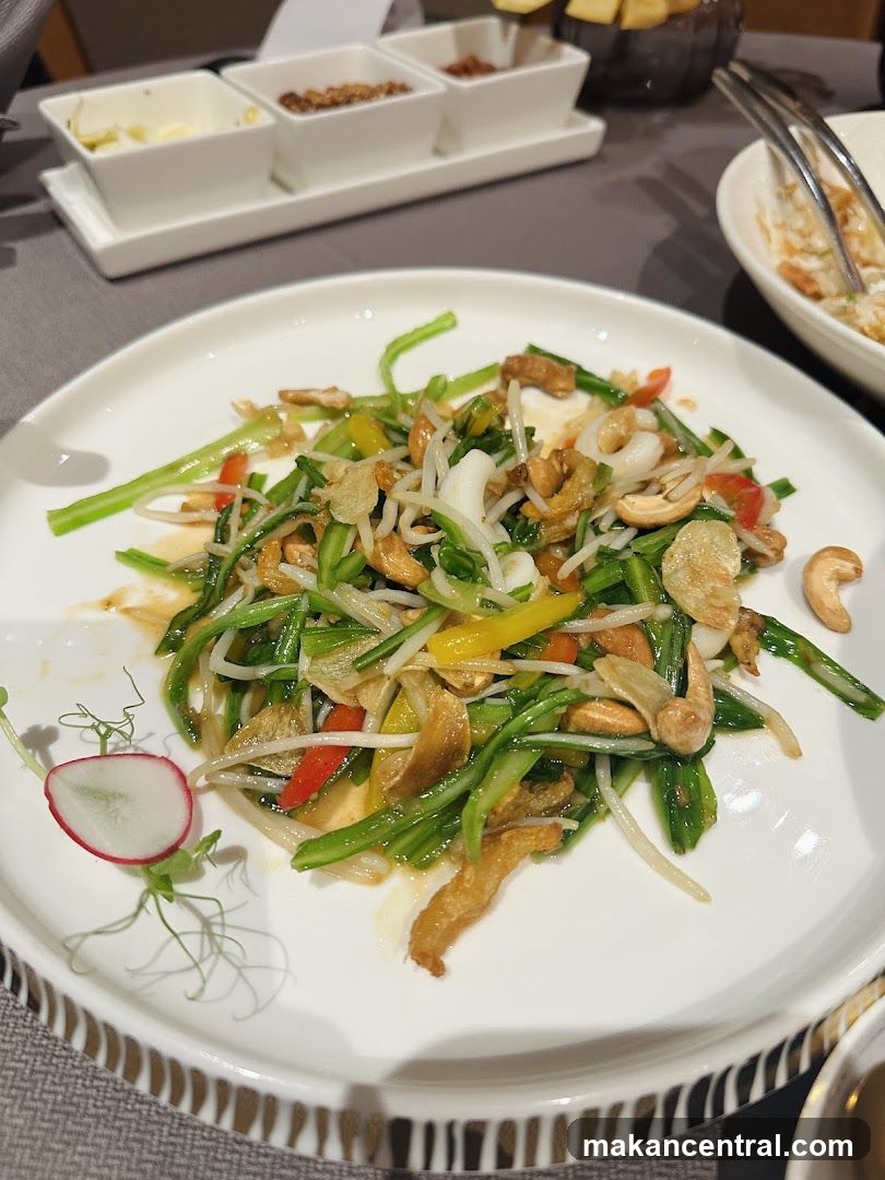 Dinner Plate with Stir-Fried Vegetables