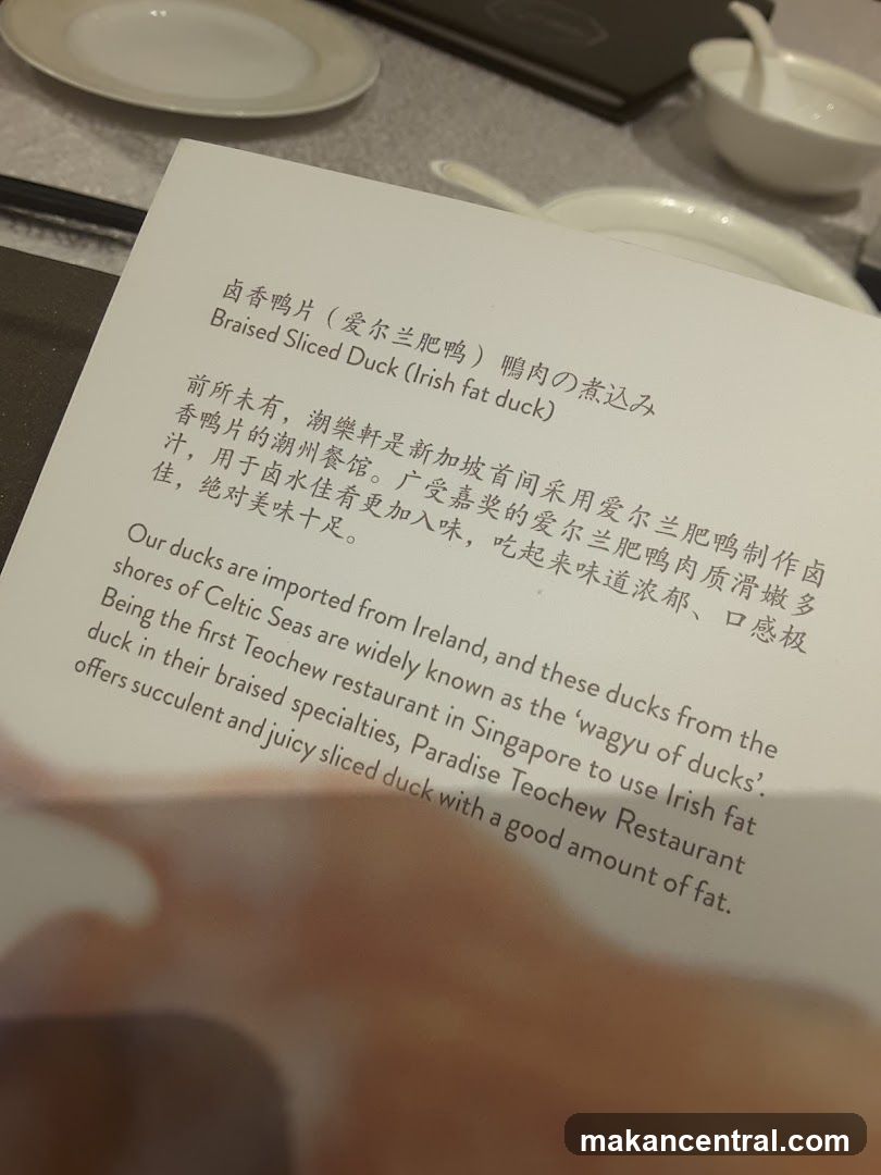 Restaurant Menu Card