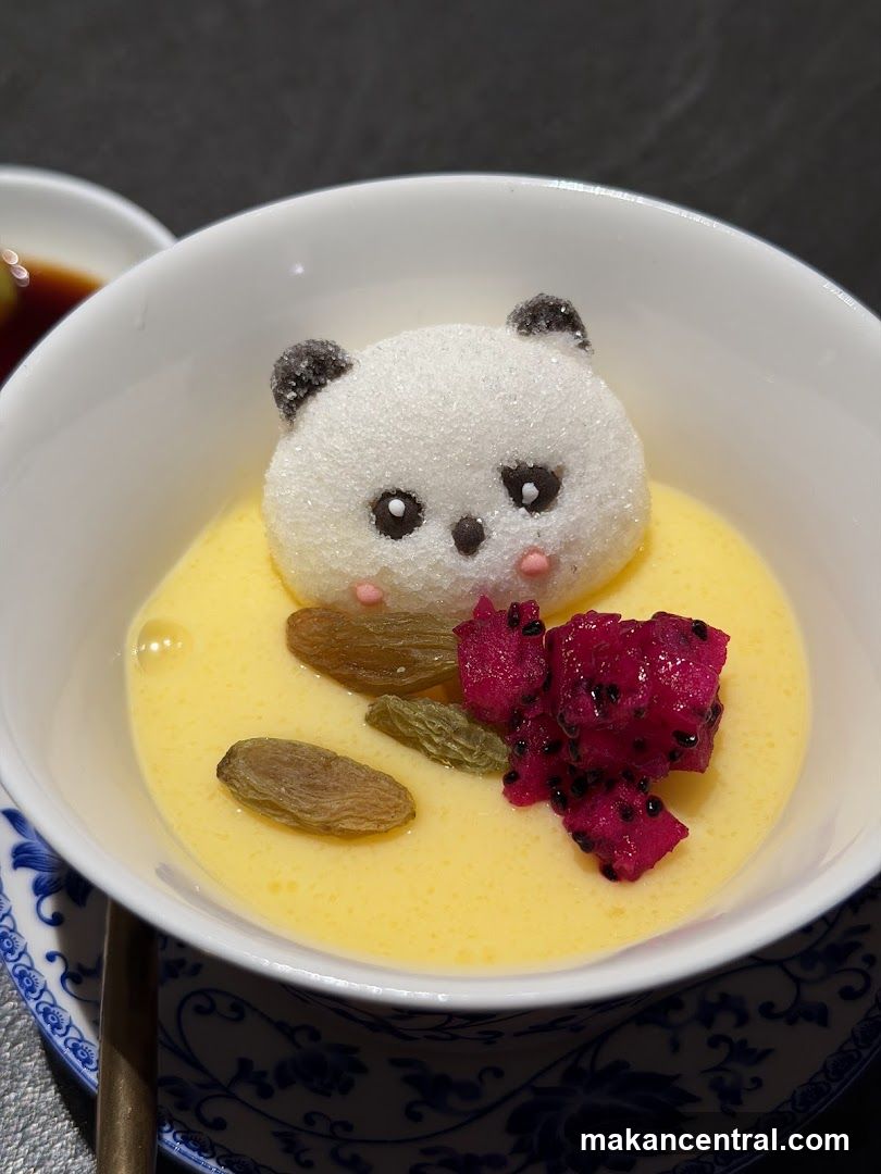 Panda-themed dessert