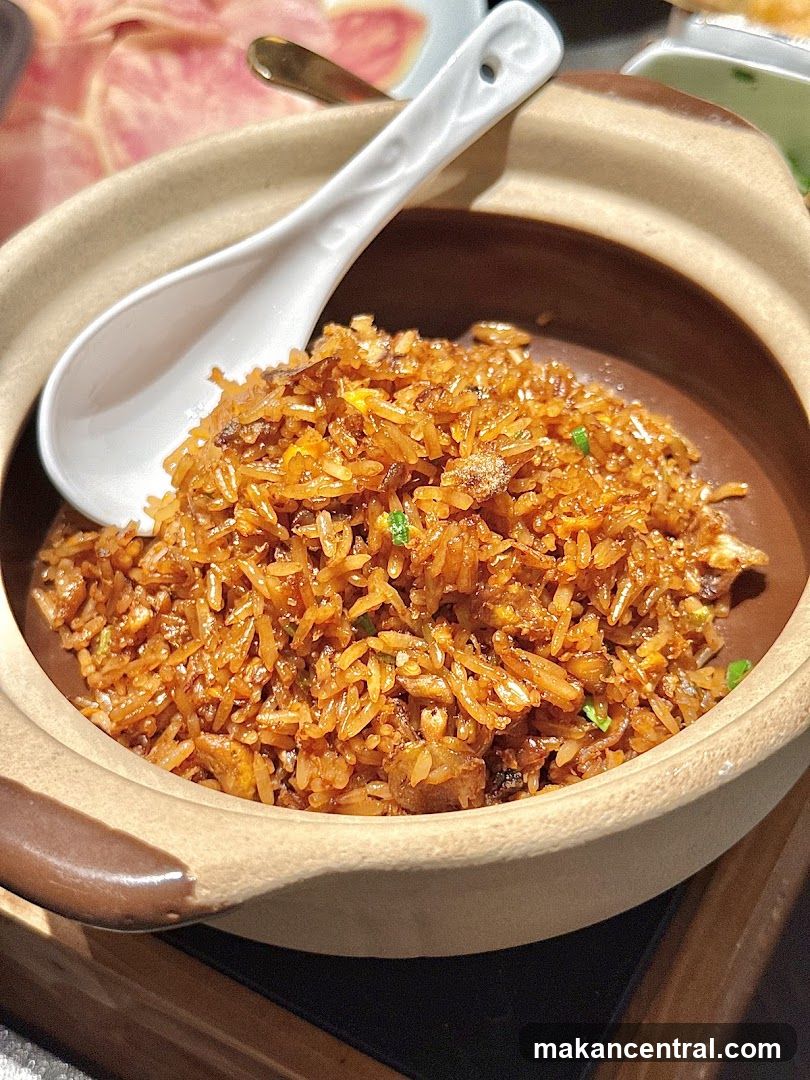 Close-up of rice dish