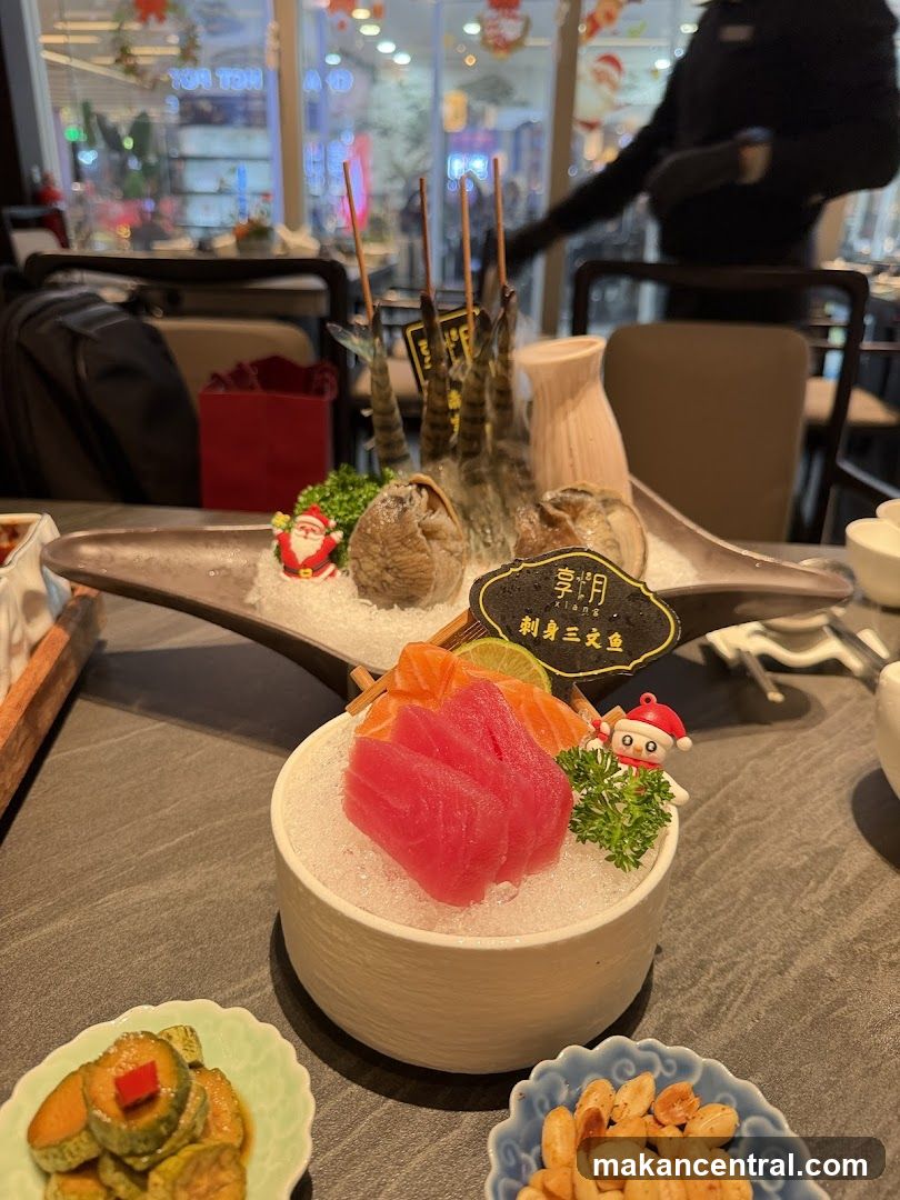 Restaurant Interior with Seafood Display