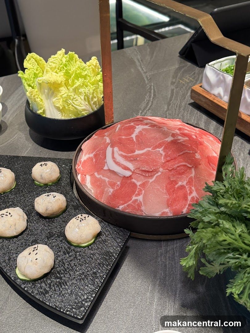 Hot Pot Dining Setup