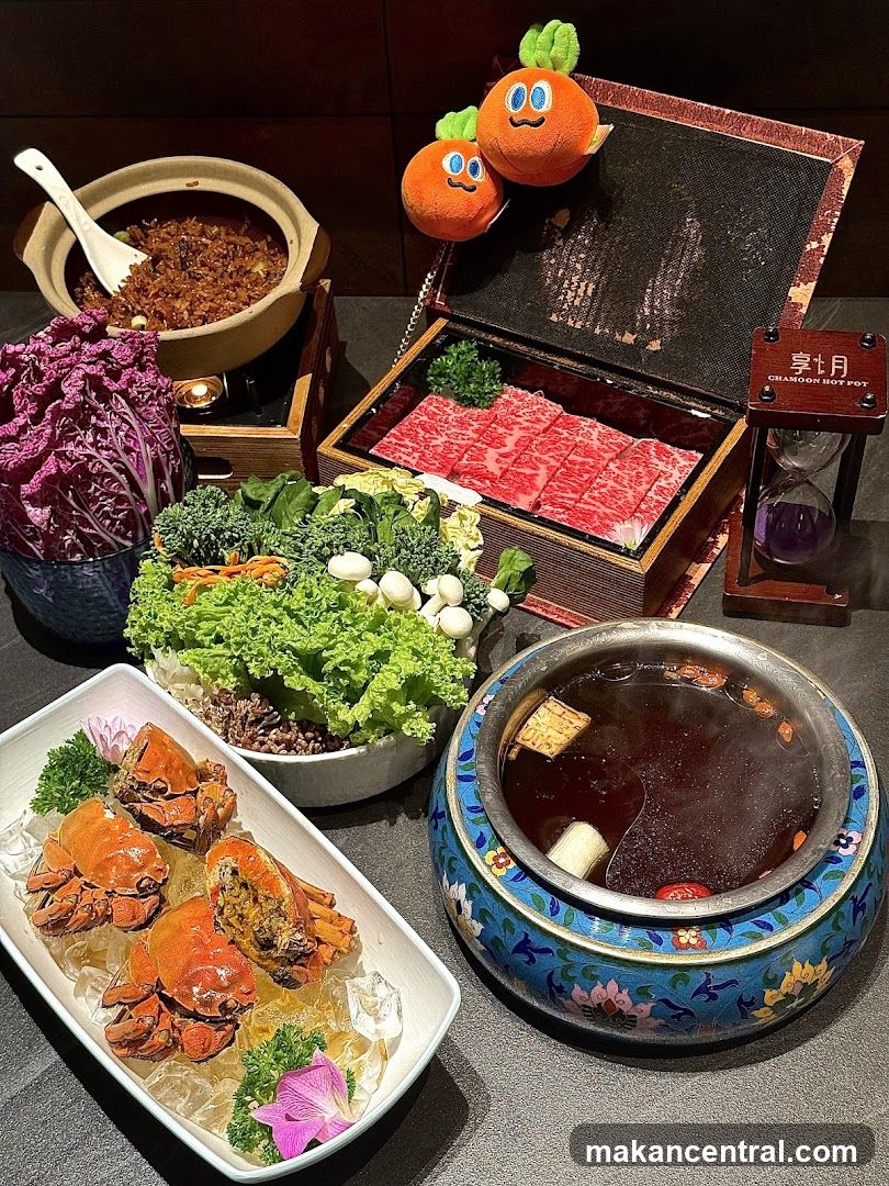 Hot Pot Dining Setup