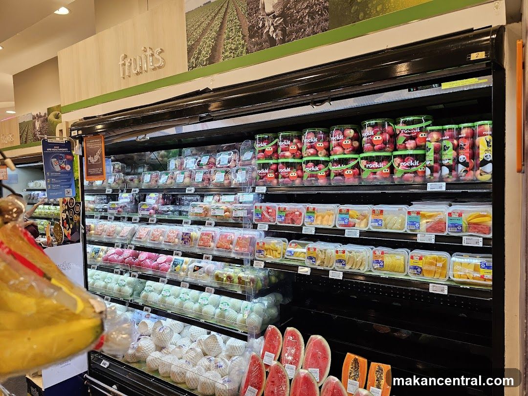 Fruit Section in Grocery Store