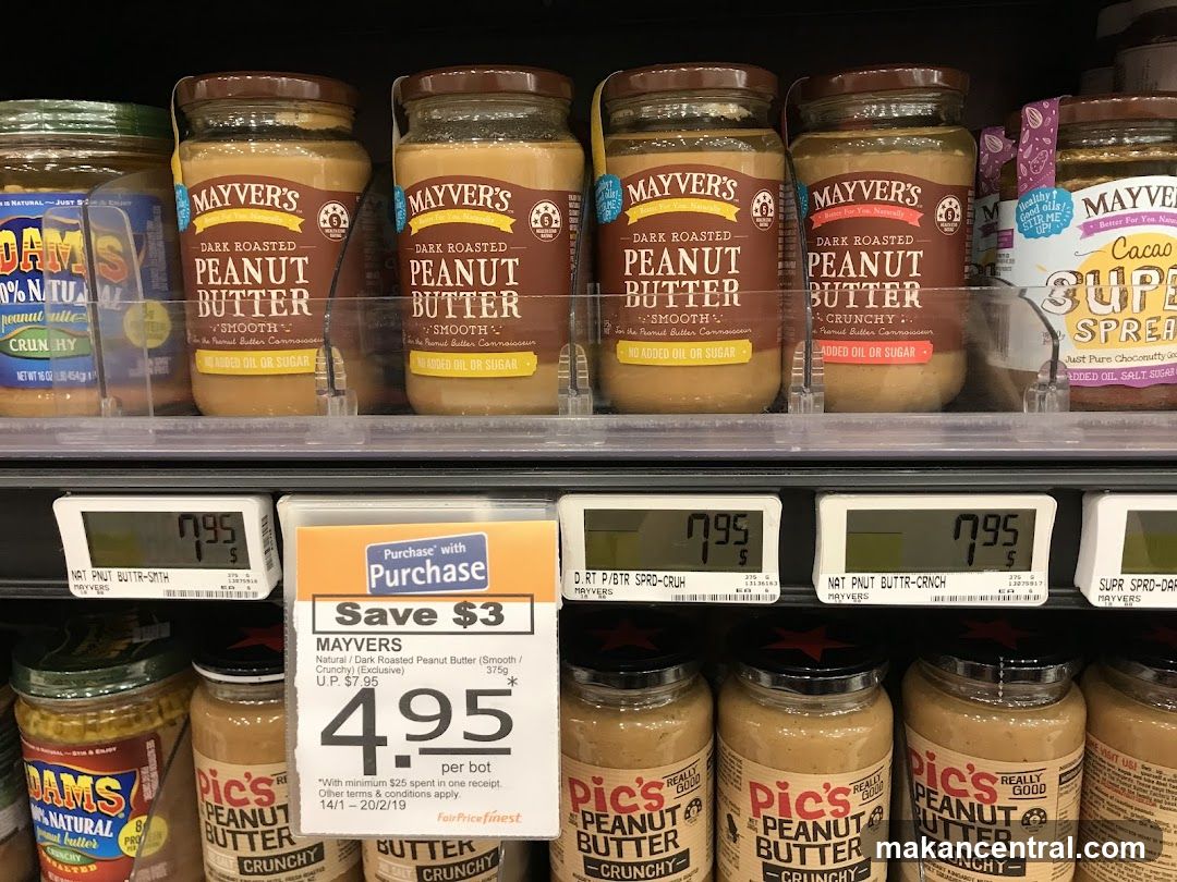 Peanut Butter Shelf Display