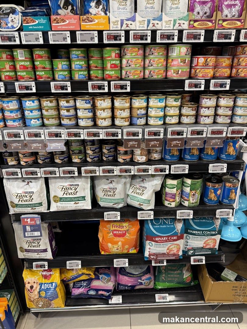 Pet Food Section