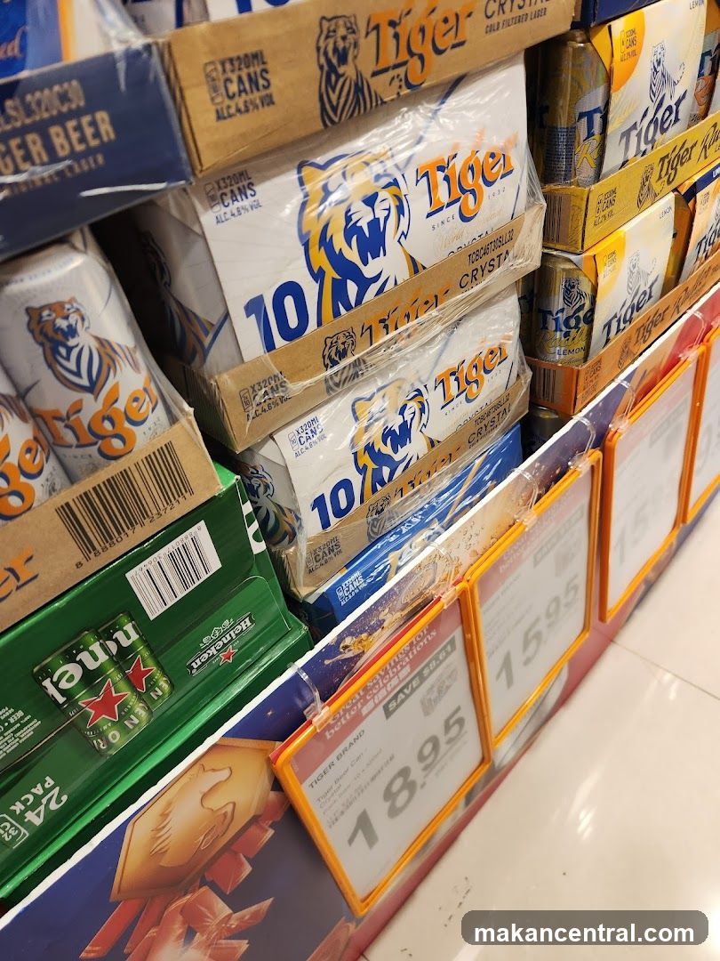 Beer Shelf in Store