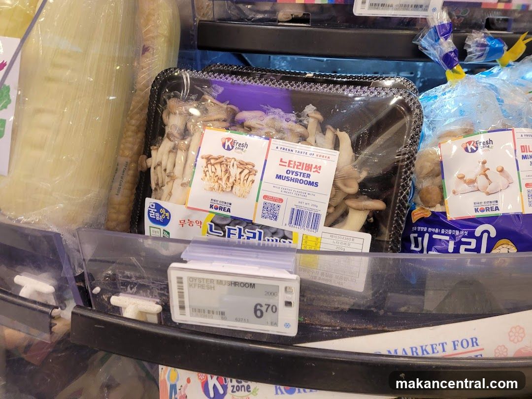 Oyster Mushrooms Display