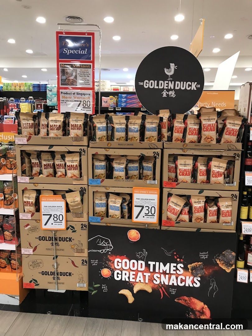 Golden Duck Snack Display