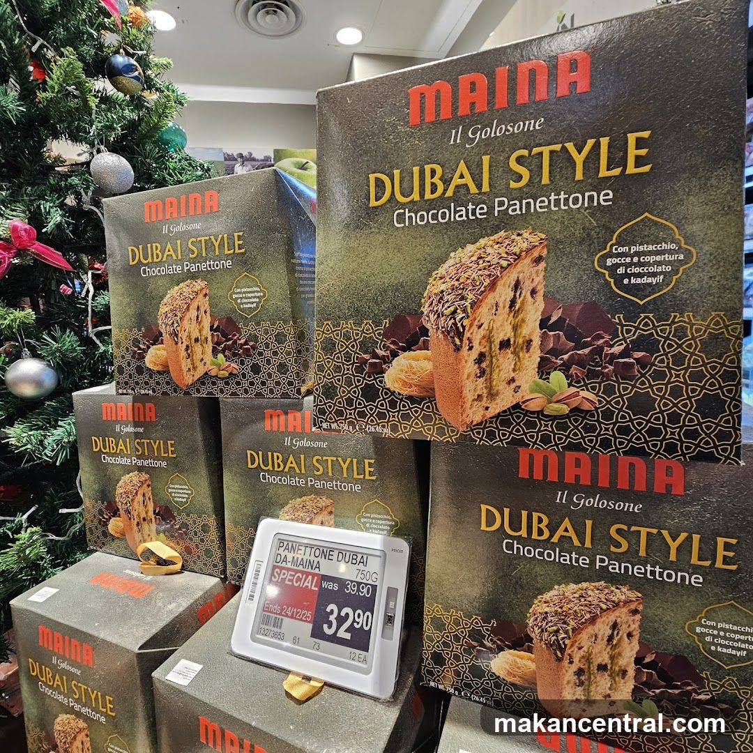Maina Dubai Style Chocolate Panettone Display