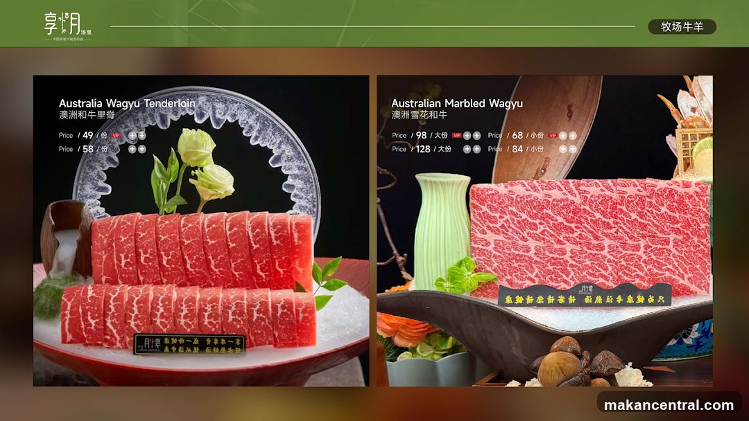 Australia Wagyu Tenderloin and Australian Marbled Wagyu