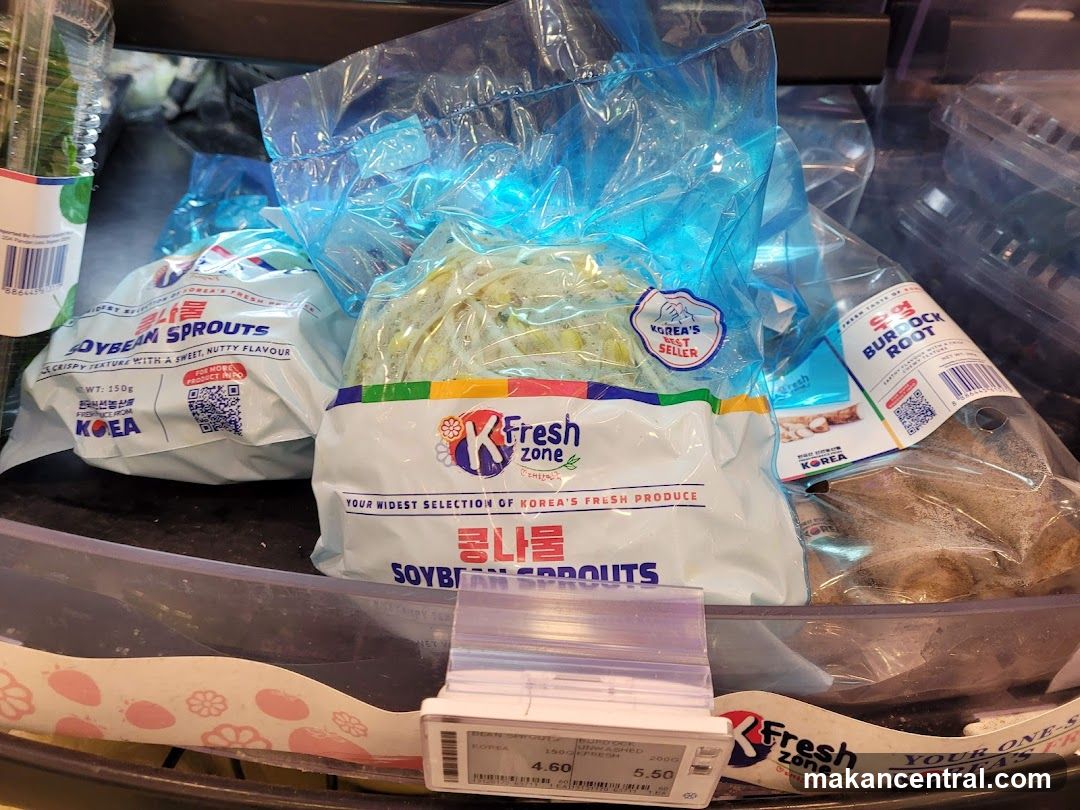 K Fresh Zone Soybean Sprouts Display