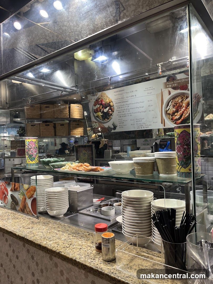 Food stall interior