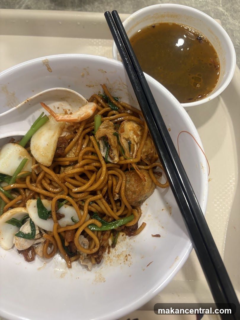 Food on tray