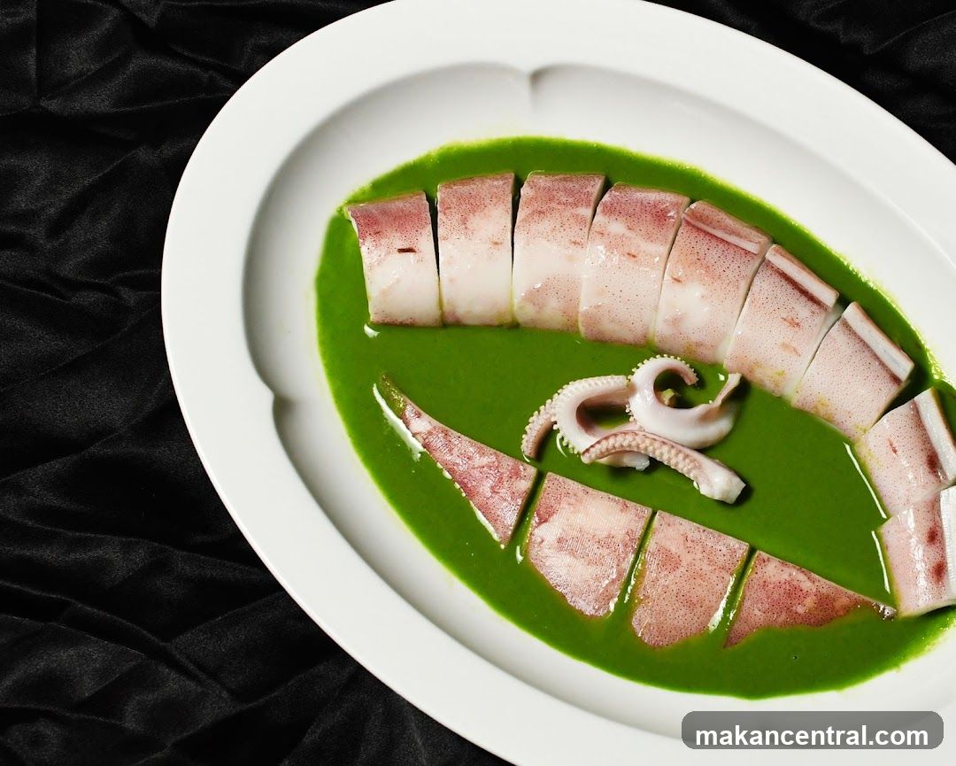 Squid Dish on Plate