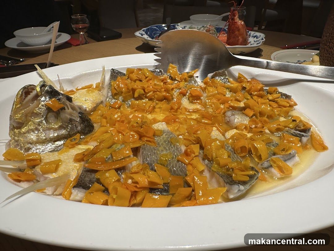 Dining Table with Fish Dish