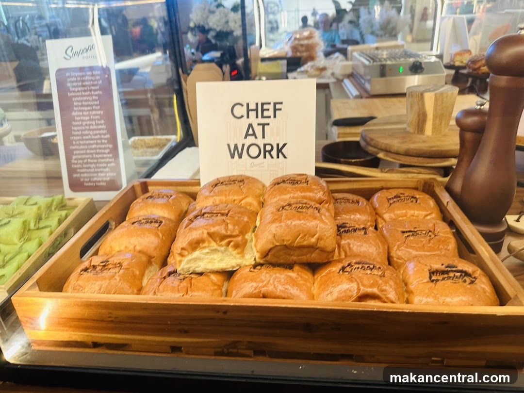 Bread Display at Café
