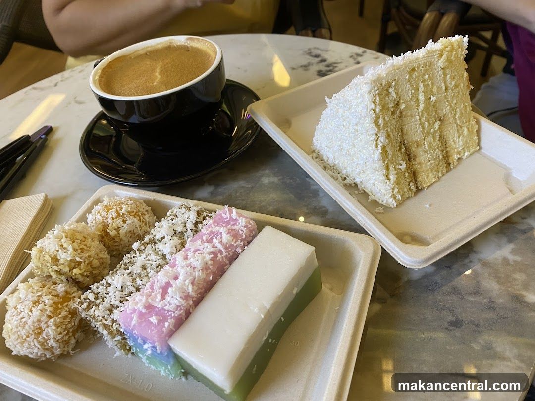 Table with Desserts and Coffee