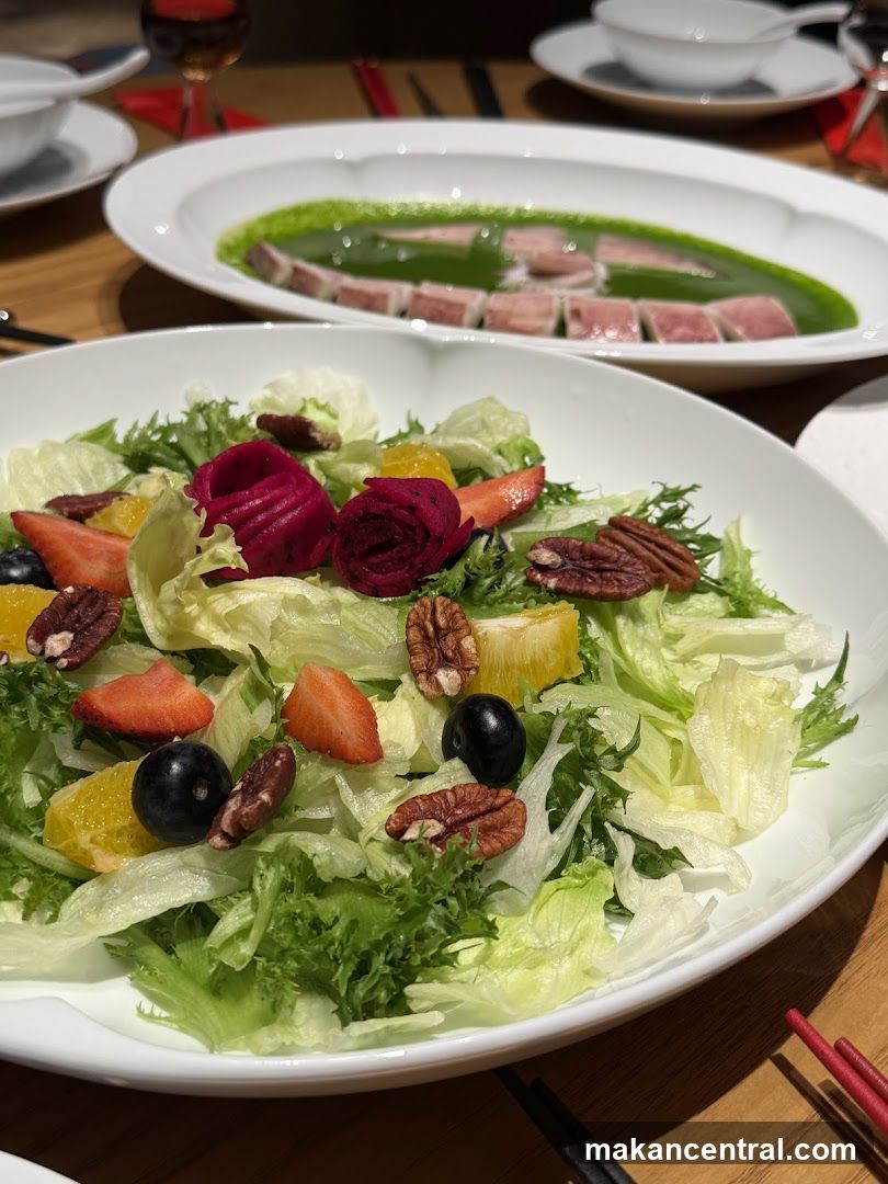 Dining Table with Salads