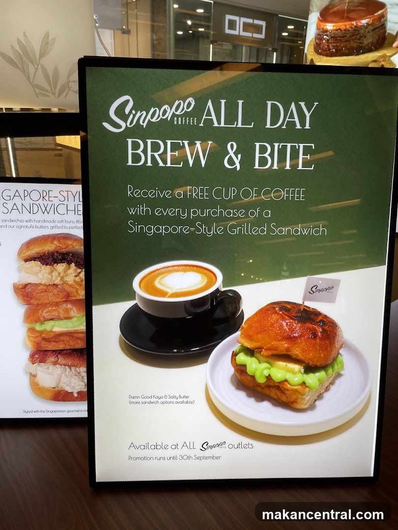 Sinpopo Coffee All Day Brew & Bite Promotion