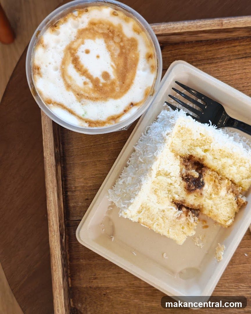 Food and Drink on Wooden Tray