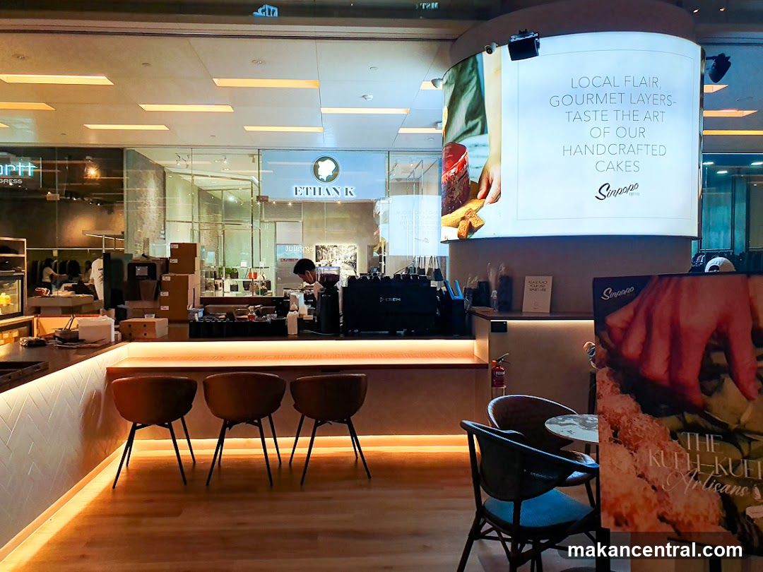 Interior of a café or bakery