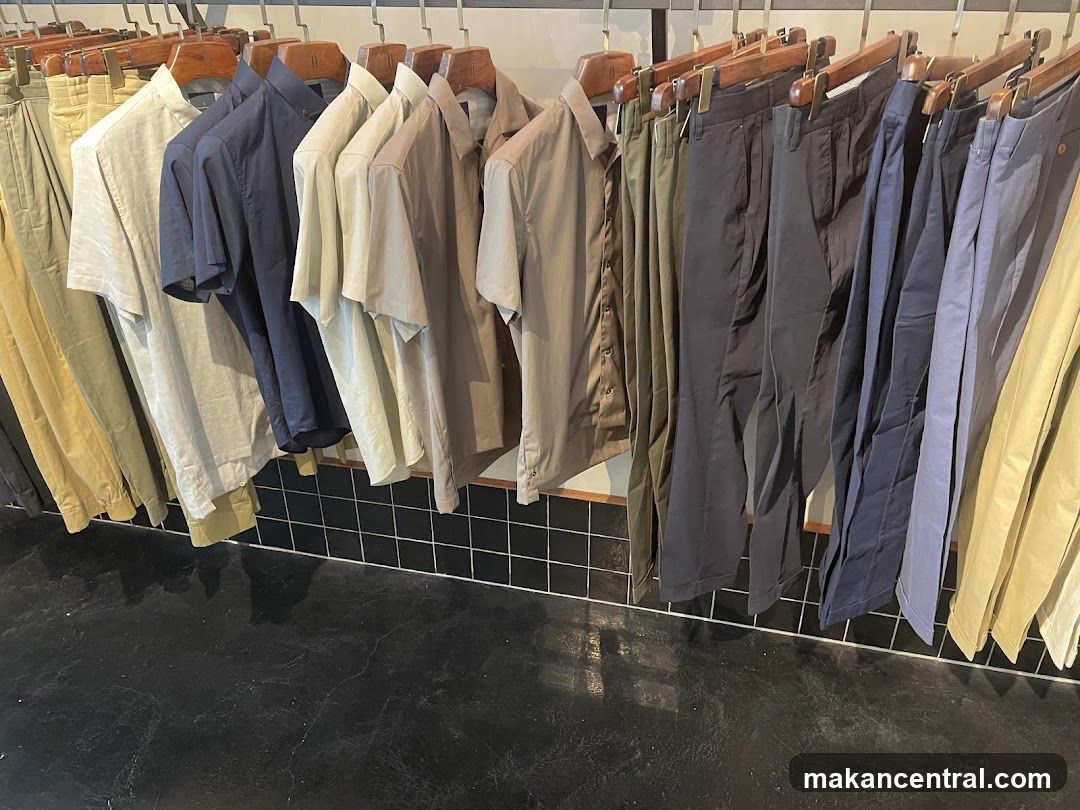 Clothing Display in Retail Store