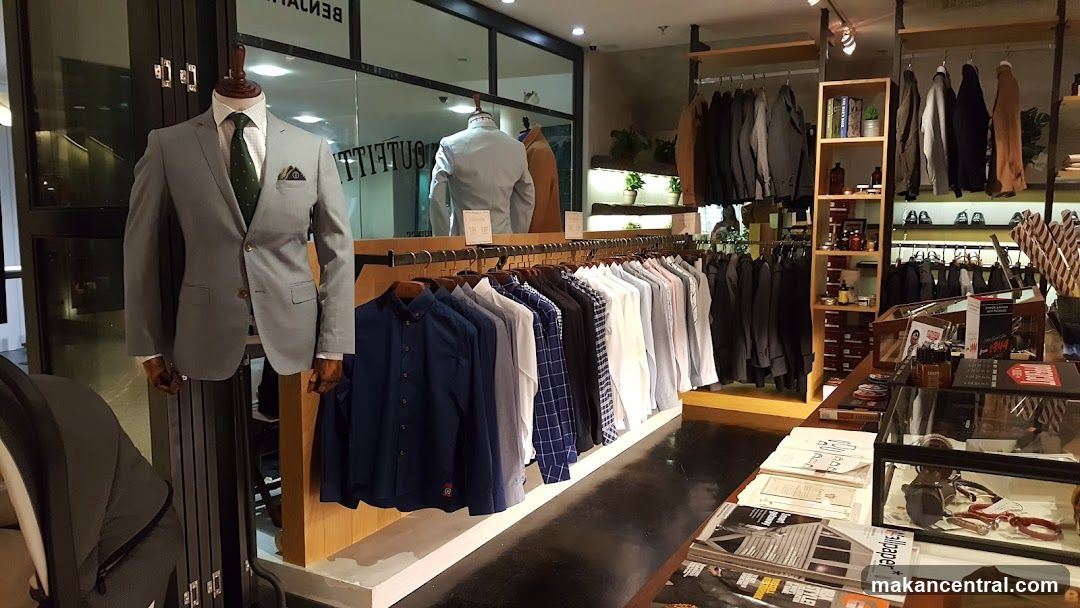 Men's clothing store interior