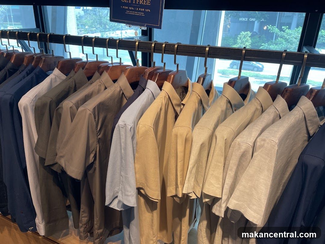 Clothing Display in Store