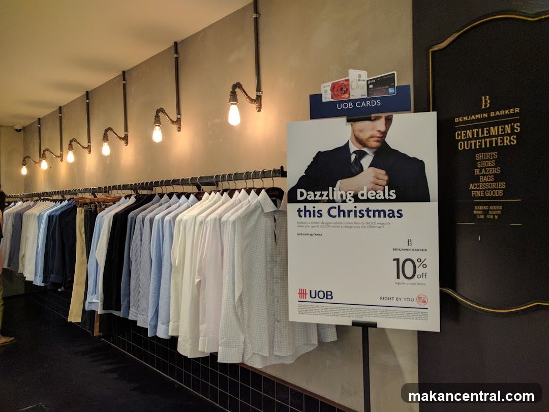Benjamin Barker Gentlemen's Outfitters Interior