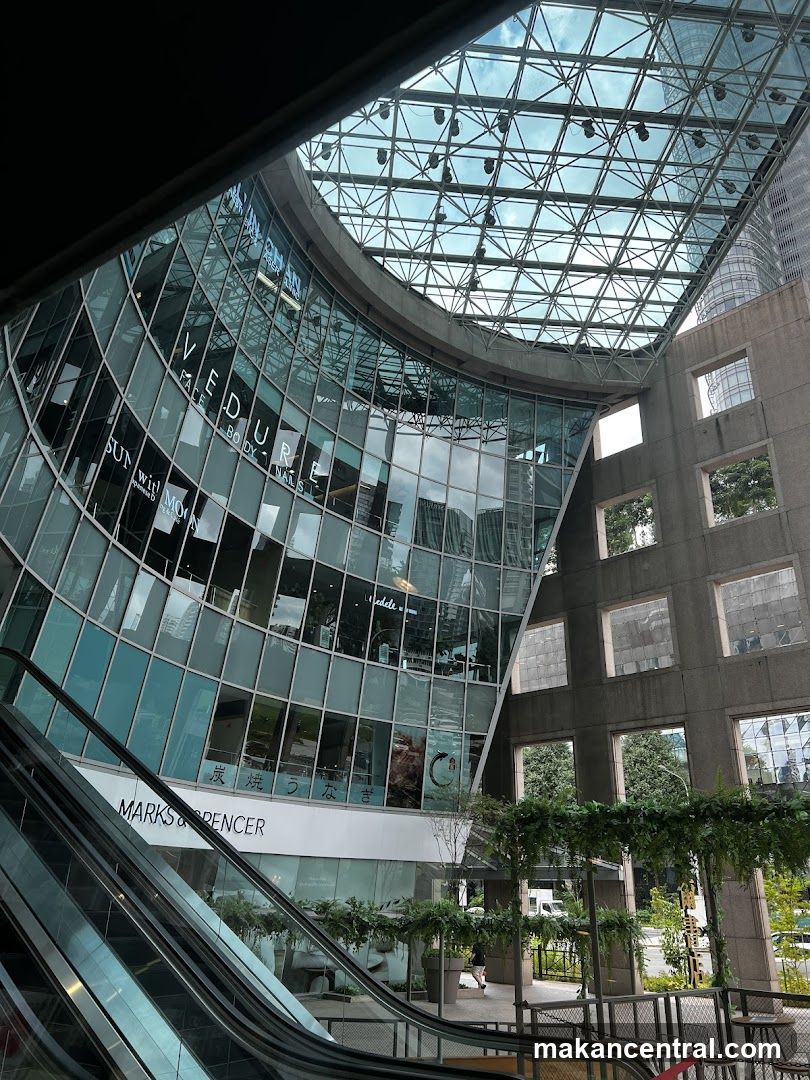 Interior of modern shopping complex
