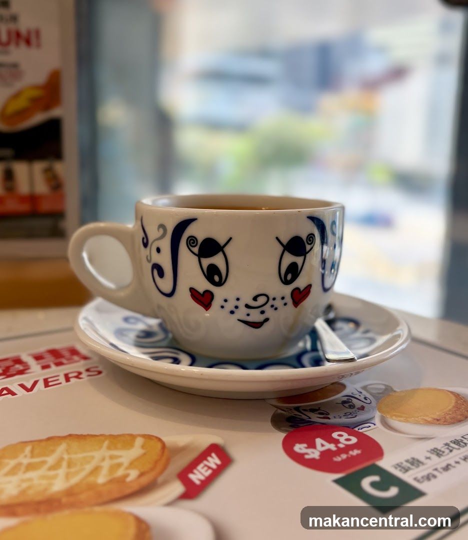 Coffee Cup with Cartoon Design