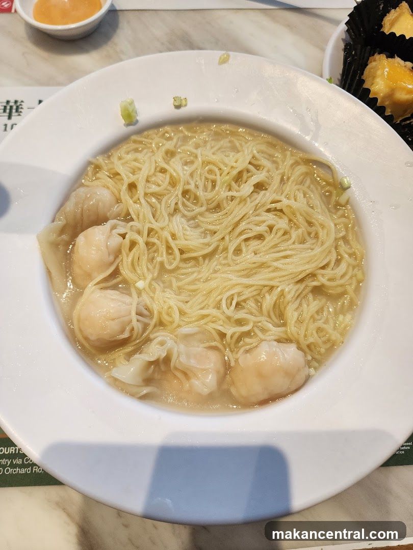 Noodle Dish with Dumplings